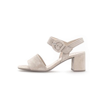 Strappy sandal beige