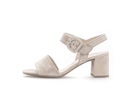 Strappy sandal beige