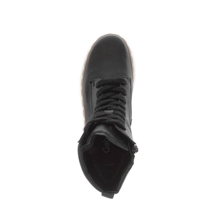 Platform ankle boot black #5