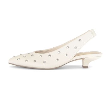 Sling pump beige