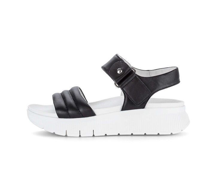 Platform sandal black #0