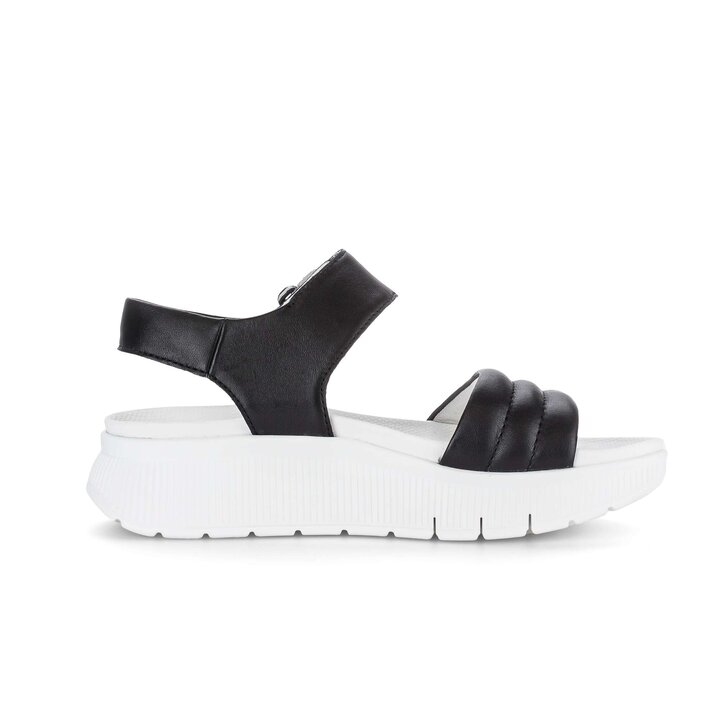 Platform sandal black #1