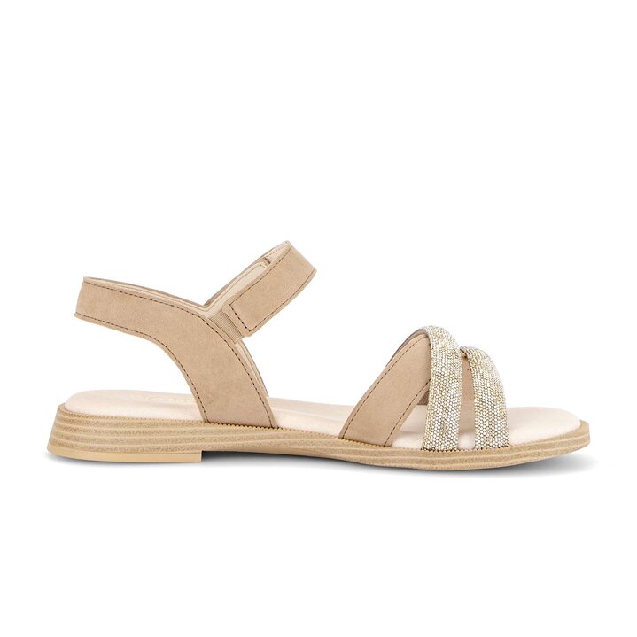 Strappy sandal beige #1