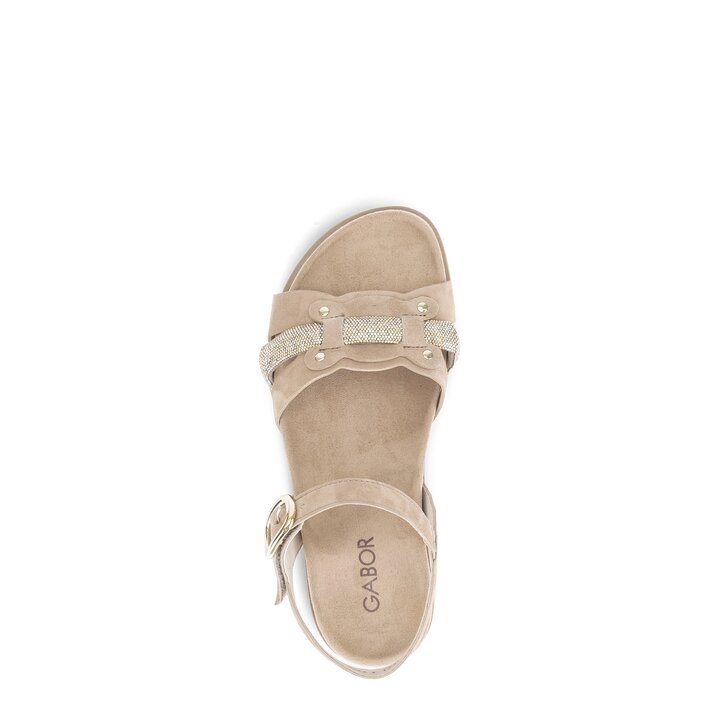 Strappy sandal beige #5