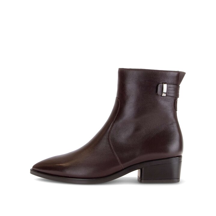Elegant ankle boot red #0