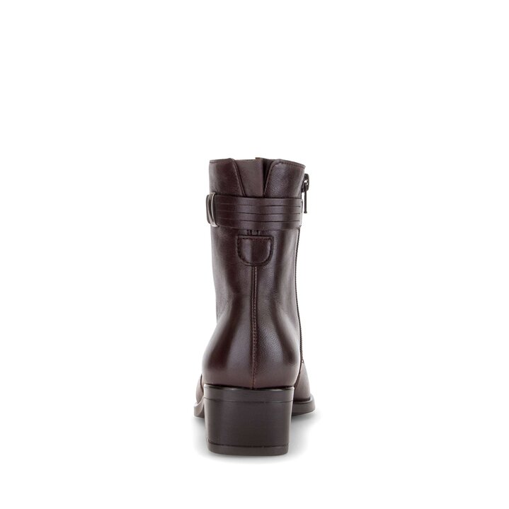 Elegant ankle boot red #3