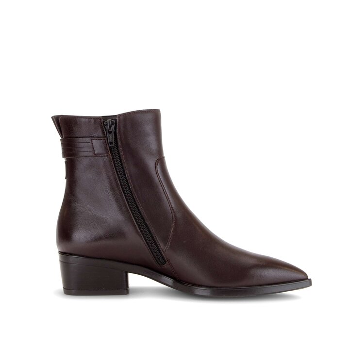 Elegant ankle boot red #1