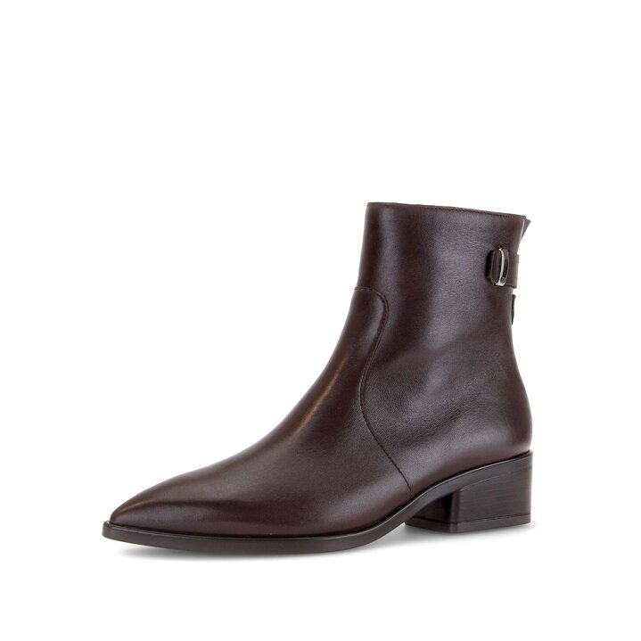 Elegant ankle boot red #2