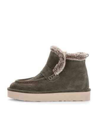 Winter ankle boot green