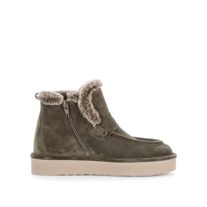 Winter ankle boot green #1