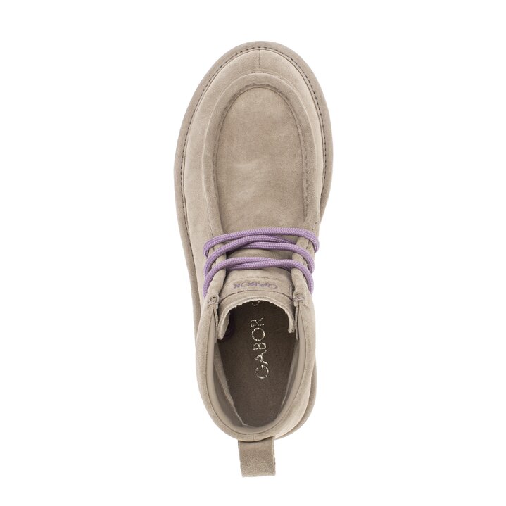 Lace-up shoe beige #5