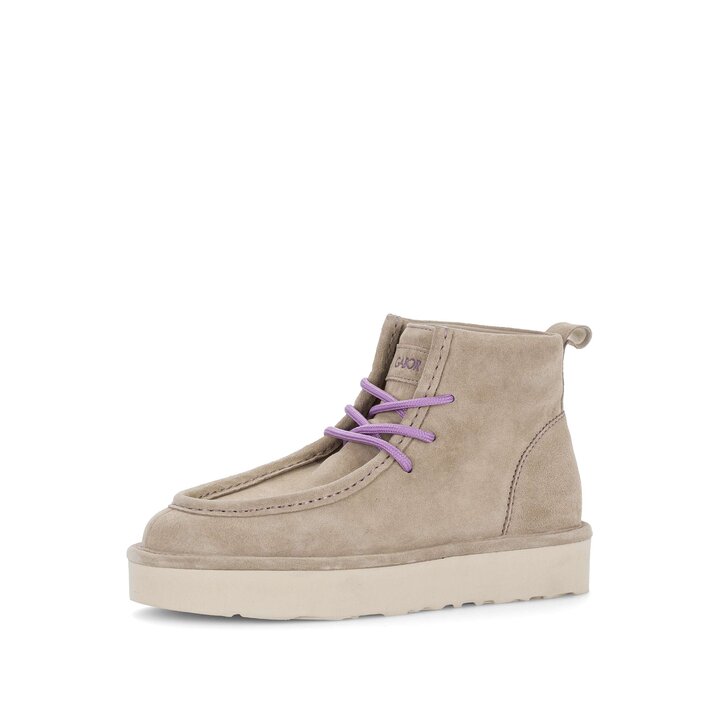 Lace-up shoe beige #2