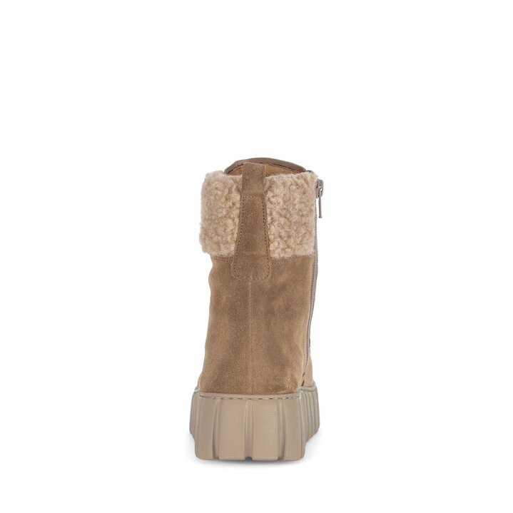 Platform ankle boot brown #3