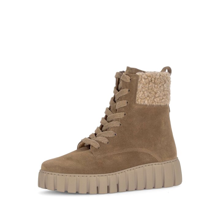 Platform ankle boot brown #2