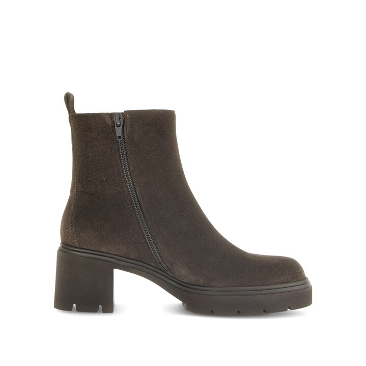 Platform ankle boot brown #1