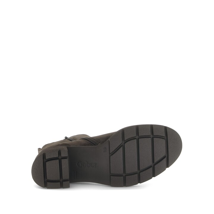 Platform ankle boot brown #4