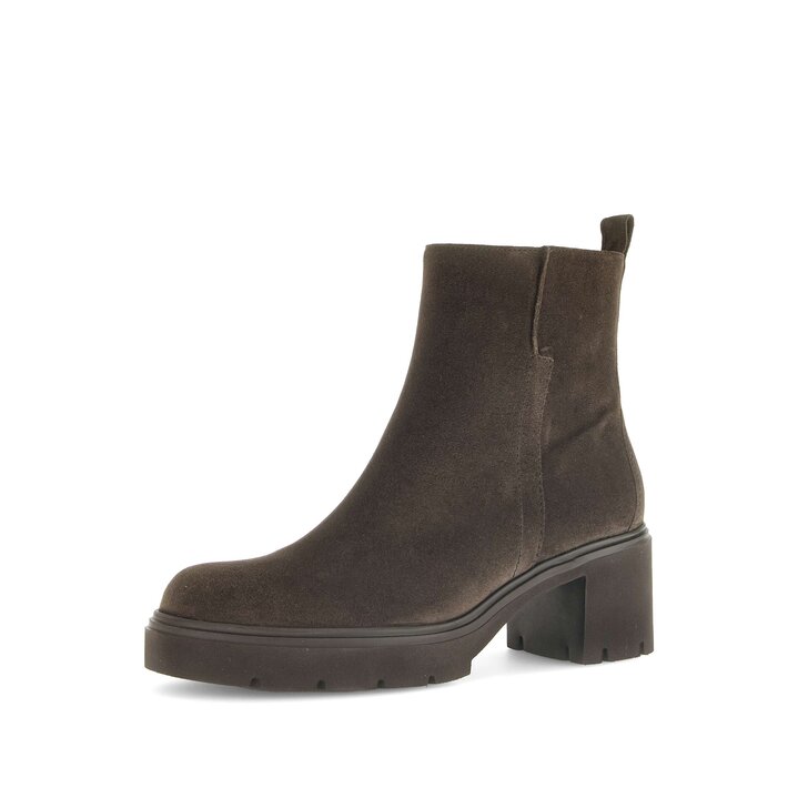 Platform ankle boot brown #2