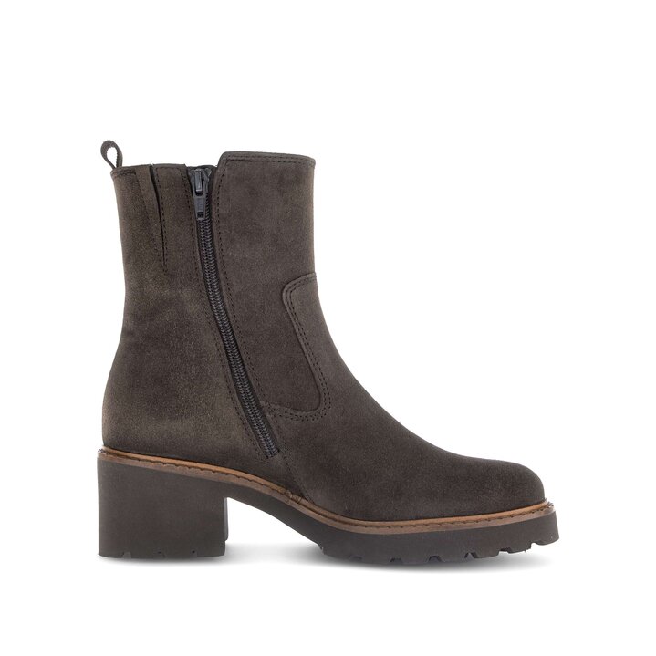 Platform ankle boot brown #1