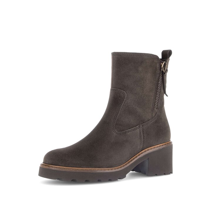 Platform ankle boot brown #2