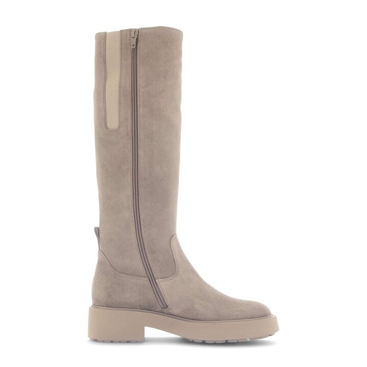 Platform boot beige #1