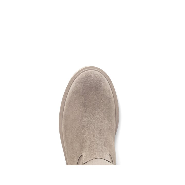 Platform boot beige #5