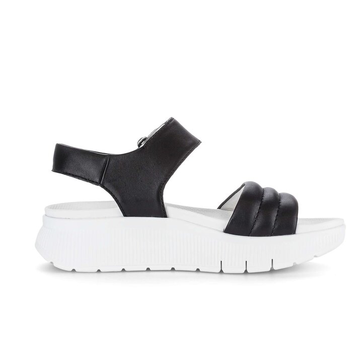 Platform sandal black #1