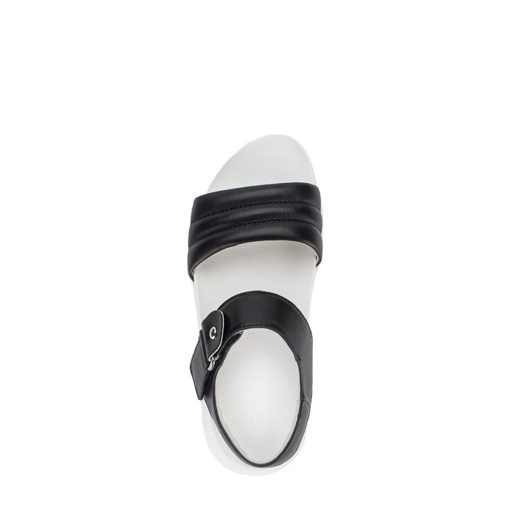 Platform sandal black #5