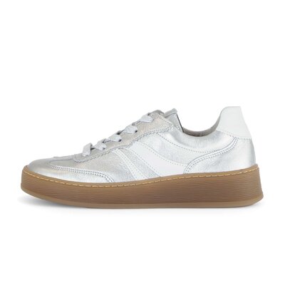 Low sneaker silver