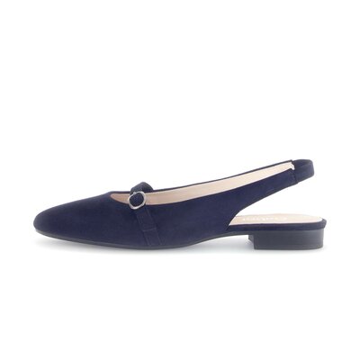 Sling pump blue