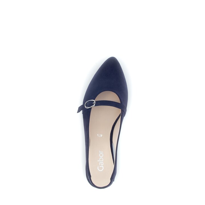 Sling pump blue #5