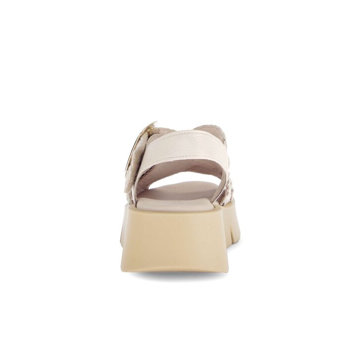 Platform sandal cream #3