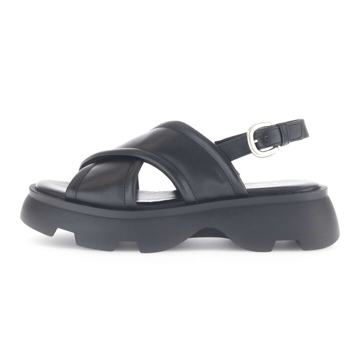 Strappy sandal black #0