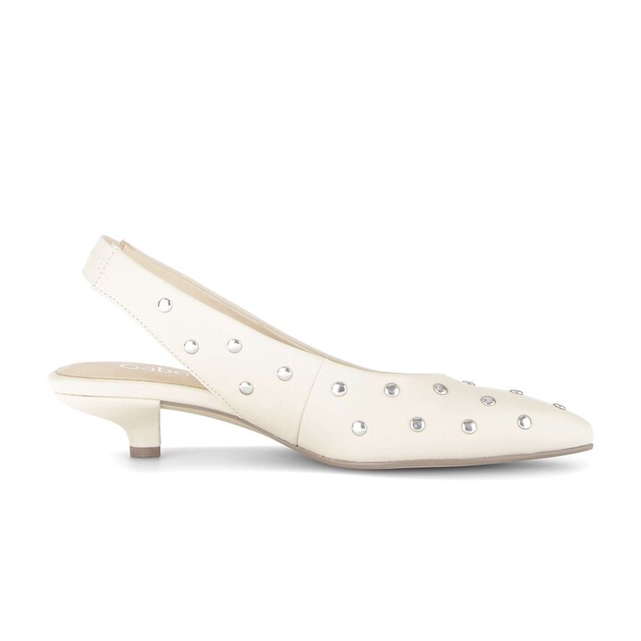 Sling pump beige #1