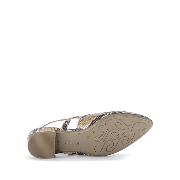Sling pump beige #4