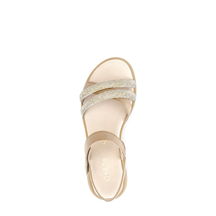 Strappy sandal beige #5