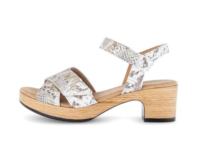 Platform sandal multicolour