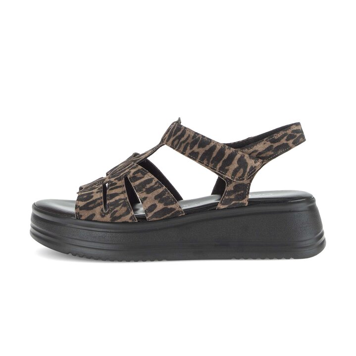 Platform sandal brown #0