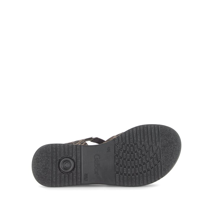 Platform sandal brown #4