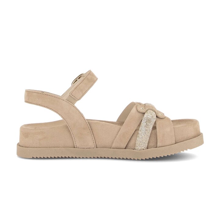 Strappy sandal beige #1