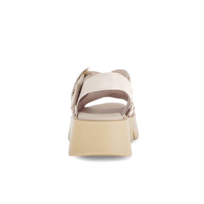 Platform sandal cream #3